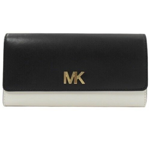 MICHAEL KORS MONTGOMERY BLACK LEATHER WALLET - Picture 4 of 5